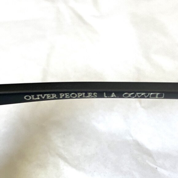 OLIVER PEOPLES SEMI MATTE BLACK "BERRINGTON" OV5427U 52 mm 18 mm 145 mm FRAMES - Picture 8 of 9